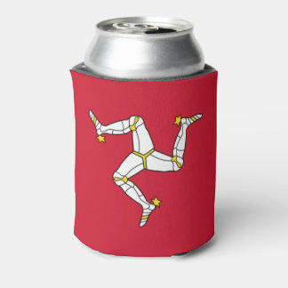 Isle of Man Flag Can Cooler