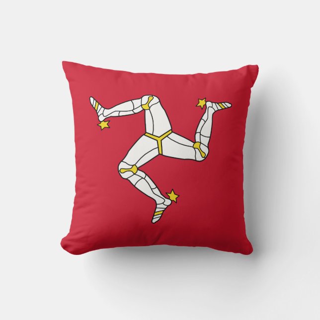Isle of Man Flag Cushion (Front)