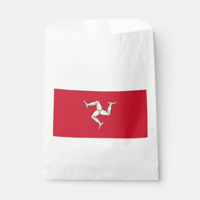 Isle of Man Flag Favour Bags (Front)