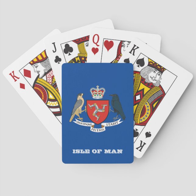 Isle of Man Flag Games, Isle of Man Playing Cards (Back)