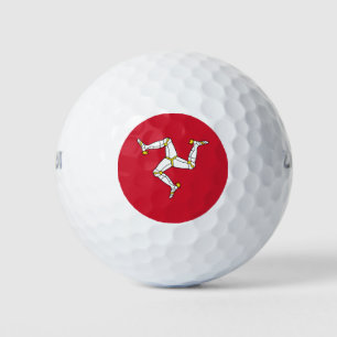 Isle of Man Flag Golf Balls