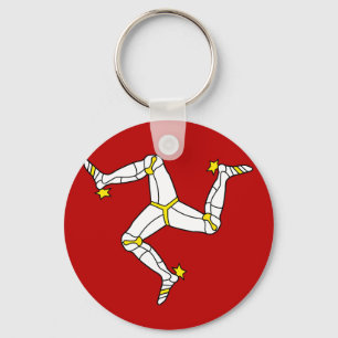Isle Of Man Flag Key Ring