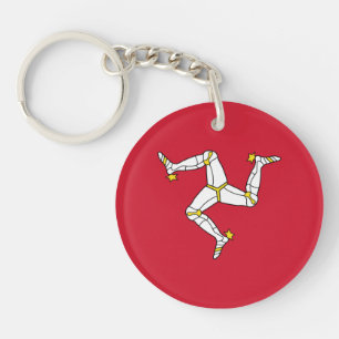 Isle of Man Flag Key Ring
