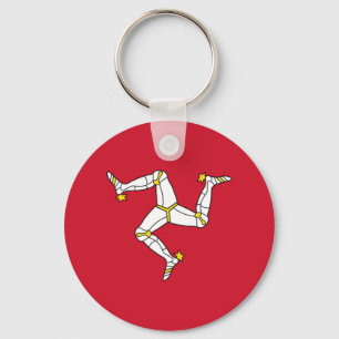 Isle of Man Flag Key Ring