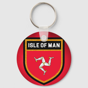 Isle of Man Flag Key Ring