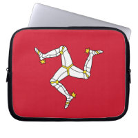 Isle of Man Flag Laptop Sleeve