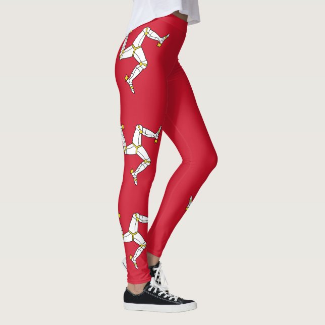 Isle of Man Flag Leggings (Right)