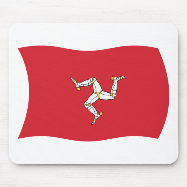 Isle of Man Flag Mousepad (Front)