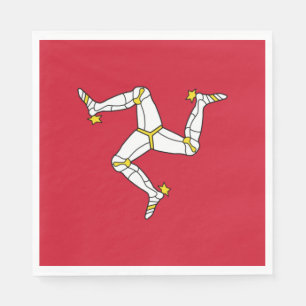 Isle of Man Flag Napkin