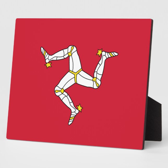 Isle of Man Flag Plaque (Side)