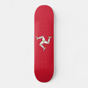 Isle of Man Flag Skateboard