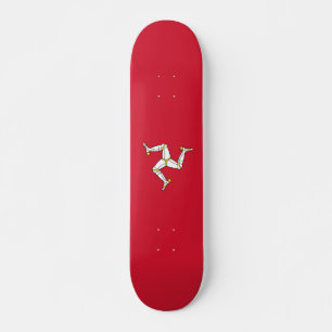 Isle of Man flag Skateboard