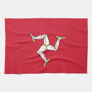 Isle of Man flag Tea Towel