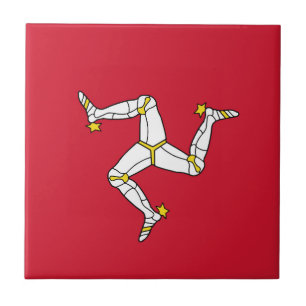 Isle of Man flag Tile