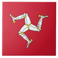 Isle of Man Flag Tile