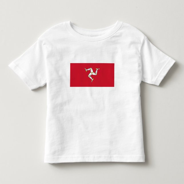 Isle of Man Flag Toddler T-Shirt (Front)