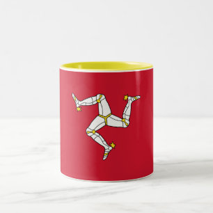 Isle of Man Flag Two-Tone Coffee Mug