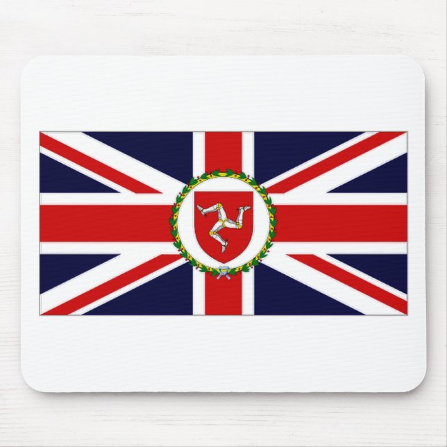 Isle of Man Lieutenant Governor Flag Mouse Mat (Front)