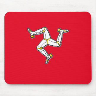 Isle Of Man Manx Flag 3 Legs Of Man Triskelion Mouse Mat