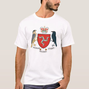 Isle of Man Official Coat Of Arms Heraldry Symbol T-Shirt