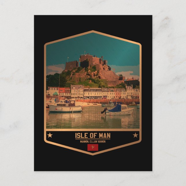 Isle of Man Postcard (Front)
