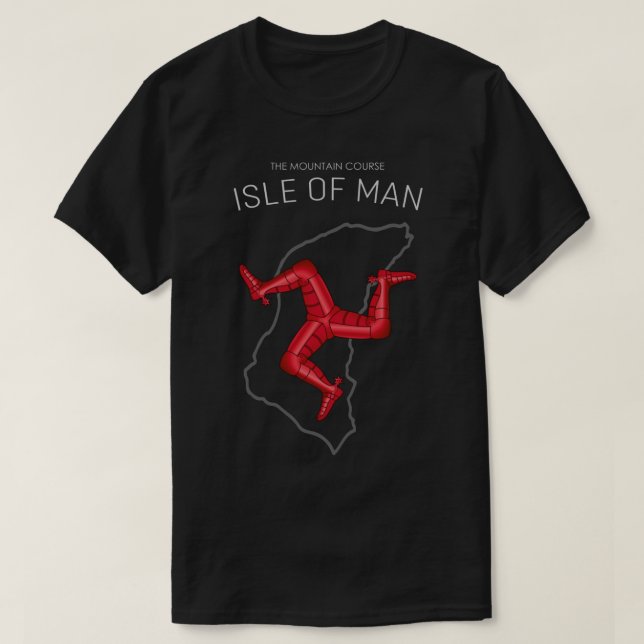 Isle of Man Race   T-Shirt (Design Front)