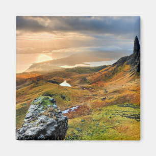 Isle of Man scenic landscape photograph Magnet