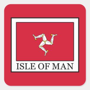 Isle of Man Square Sticker