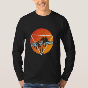 Isle Of Man Sun Shaped Triangle With Palmes T-Shirt