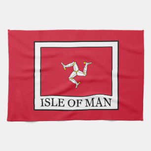 Isle of Man Tea Towel