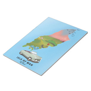 Isle of Man travel poster Notepad