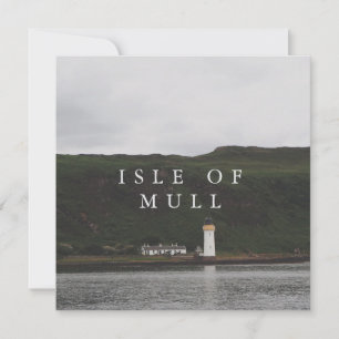 Isle of Mull Lighthouse Holiday Card