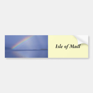 Isle of Mull Rainbow Bumper Sticker