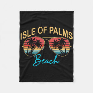 Isle Of Palms Beach South Carolina Men Women Souve Fleece Blanket