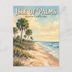 Isle of Palms South Carolina Postcard