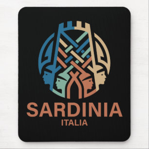 Isle of Sardinia Italy Mouse Mat