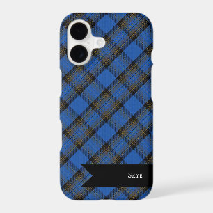 Isle of Skye Blue Tartan Plaid Pattern