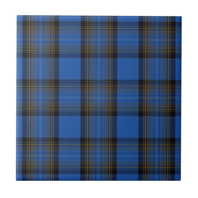 Isle of Skye Clan Hunting Tartan Plaid Tile (Front)