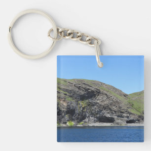Isle of Skye Dragon Head Rock Formation Coastal  Key Ring