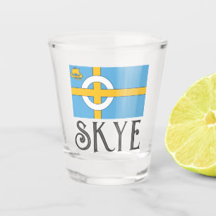 Isle of Skye flag, SCOTLAND Shot Glass