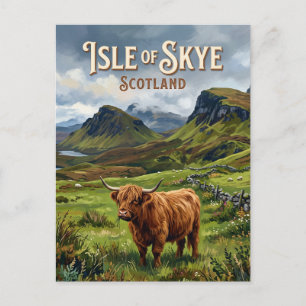 Isle of Skye Portree Scotland Postcard