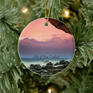 Isle of Skye, Scotland, Ceramic Tree Decoration
