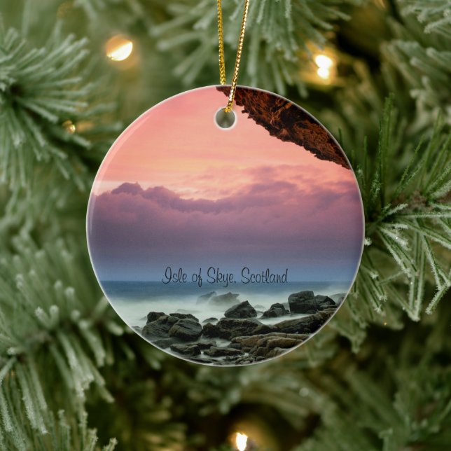 Isle of Skye, Scotland, Ceramic Tree Decoration (Tree)