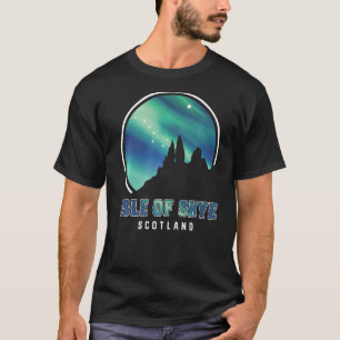 Isle of Skye Scotland Northern Lights Souvenir   T-Shirt