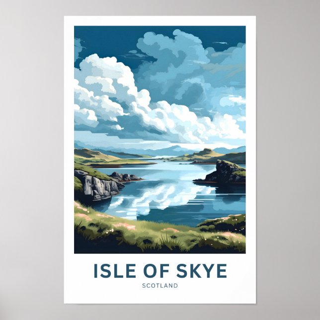 Isle of Skye Scotland Travel Print (Front)