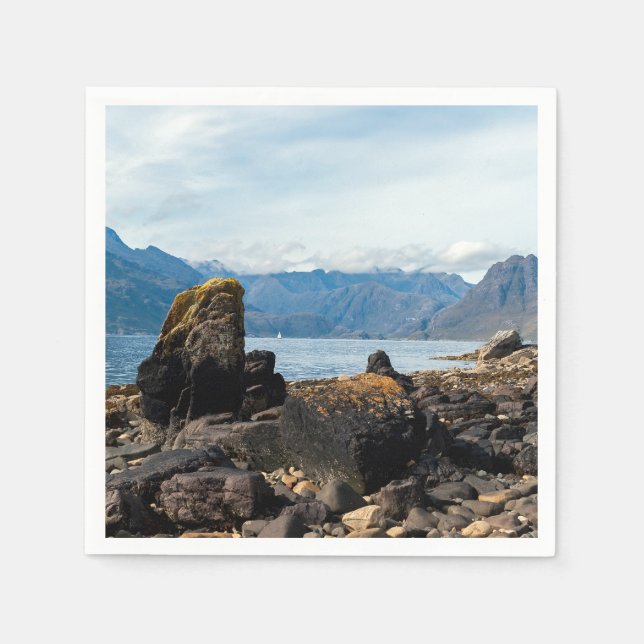 Isle of Skye - Scotland, UK Napkin (Front)