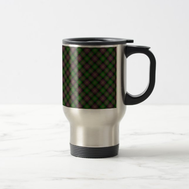 Isle of Skye Tartan Designed Print Travel Mug (Right)
