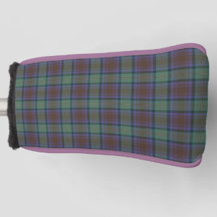 Isle Of Skye Tartan Plaid Green Pattern Golf Head Cover
