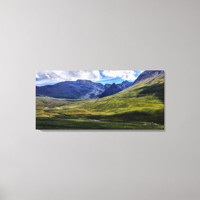 Isle of Skye - The Black Cuillins Canvas Print (Front)