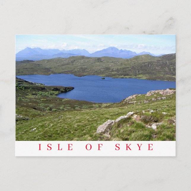 Isle of Skye view postcard (Front)